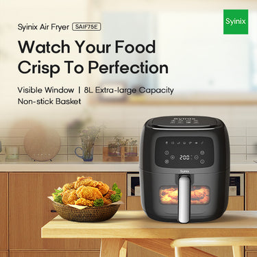 Syinix 8L Digital Hot Air Circulation Air fryer-SAIF75E